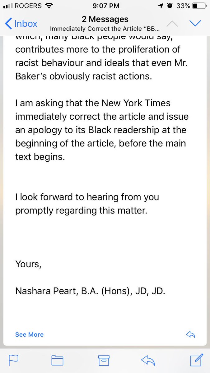 NashieP's tweet photo. @nytimes I would appreciate hearing from you promptly regarding this. Thank you. https://t.co/0bGDPRFViy
