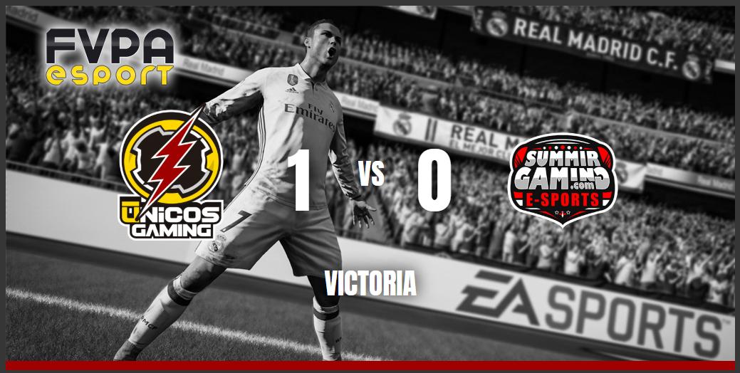 rafak280's tweet photo. Conseguimos la victoria en la 5º Jornada en la FVPA !! Buen partido contra @SummirGamingFC , un rival duro que nunca pone las cosas fáciles !!
Acabamos otra semana más siendo invictos en todas las competiciones !! #UnicosFIFA #SomosUnicos 💛
@UnicosGaming 1-0 @SummirGamingFC https://t.co/kMnw7QkNoY
