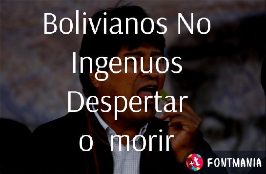 No respetaron la Constitucion ni el veredicto popular del 21F.
Fin de la Democracia en Bolivia
<a href="/vhcardenasc/">Víctor Hugo Cárdenas</a> <a href="/AlfonsoGumucio/">Gumucio</a> <a href="/SDoriaMedina/">Samuel Doria Medina</a> <a href="/carlosdmesag/">Carlos D. Mesa Gisbert</a> <a href="/OscarOrtizA/">Oscar Ortiz Antelo</a>