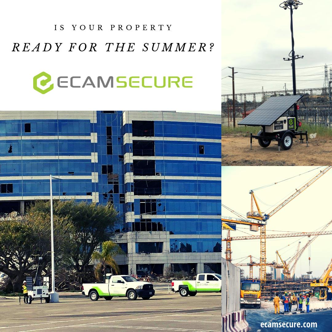 Have you prepared your site for the long summer months? Make sure your site is fully protected &amp; up to date. Call us today at 888-504-1988 or visit us at ecamsecure.com for a free site visit. #ecamsecure #security #protection #videosurveillance  #monitoring #technology
