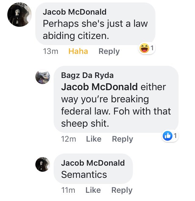 hatchetbagz17's tweet photo. I guess this guy felt some type of way about my name and that I sell weed #weedmatters #gofuckasheep https://t.co/CgMCd1wrtr