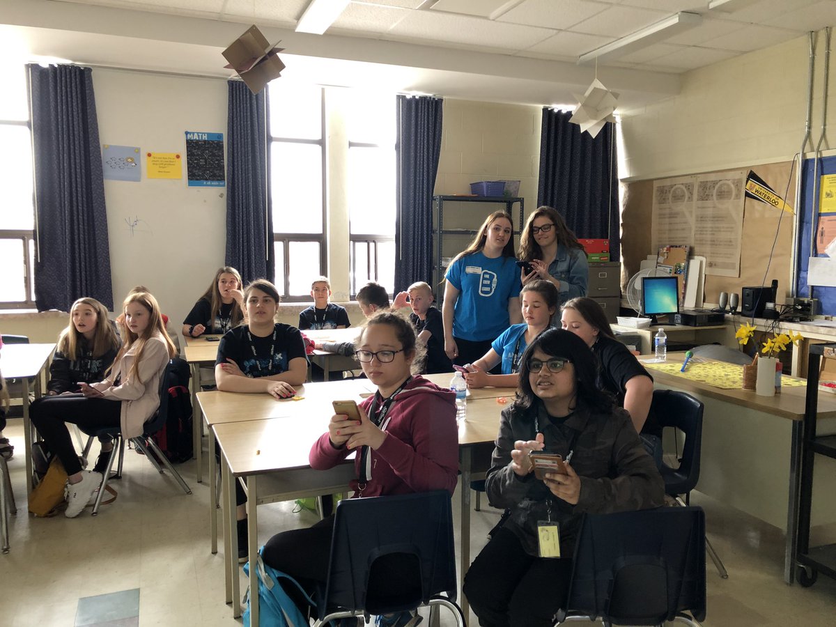 ms_etherington's tweet photo. 🦅 Future Flyer Day 🦅 at Eden ... welcoming our future Grade 9’s for a 😋 taste of high school - taste testing and talking about #Business @EdenPrincipal #EdenSHSM #EdenIsKind #KindEden #EdenLINK #Classof2023 #Flyers #BusinessIsFun #BusinessIsPractical #Kahoot @GetKahoot https://t.co/UKfQM1gBSu