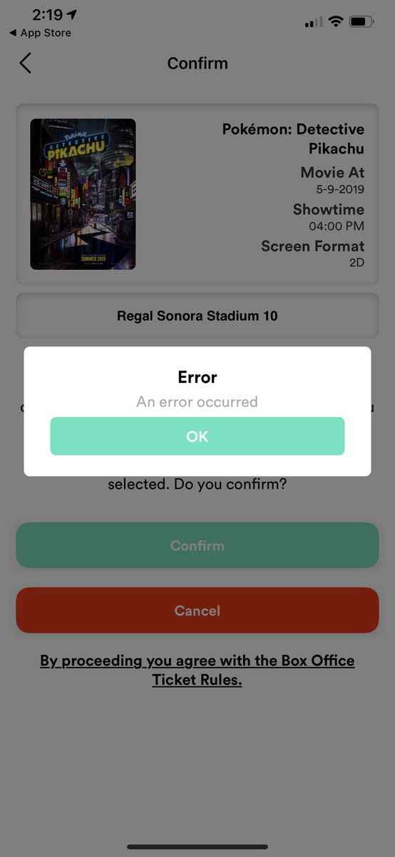 AmandaMadewell2's tweet photo. @SinemiaSupport well I sent a message last week about an error, didn’t get an answer and missed the movie. Let’s see if I make it to this one. Same issue. https://t.co/bfwOuW6aby