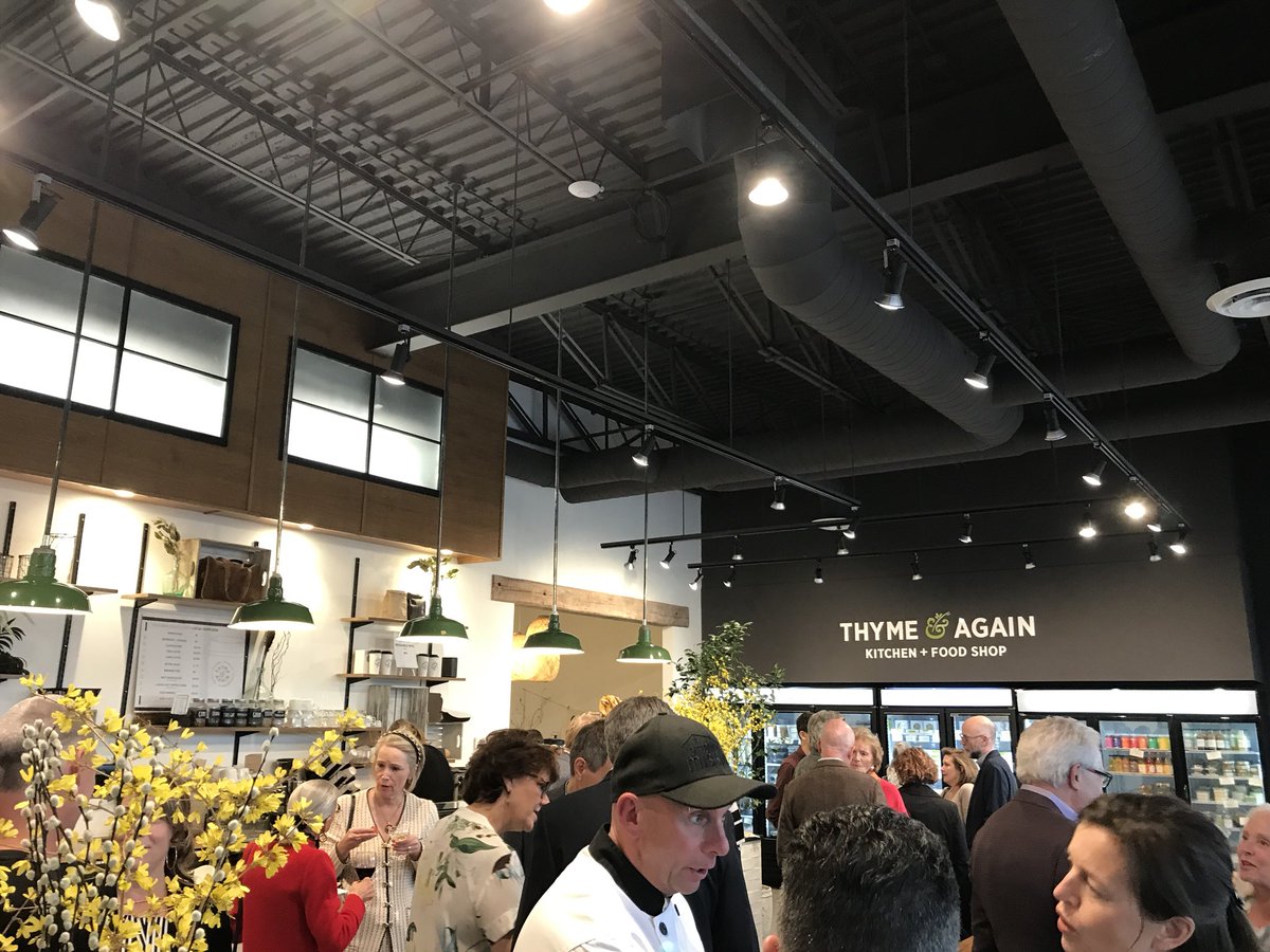 JimWatsonOttawa's tweet photo. Congratulations to @thymeandagain as they celebrate the 1st anniversary of their #1845CarlingAve Kitchen + Food Shop. The “thyme” certainly flies by. Their catering & in-store offerings will have you coming back. Visit and enjoy! https://t.co/xWmg94YzAJ