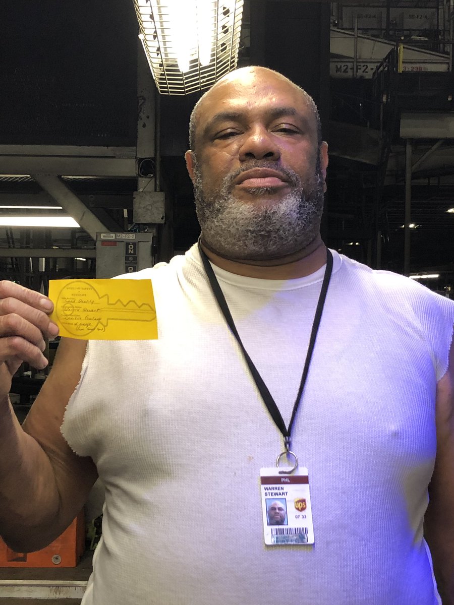 daniUPS88's tweet photo. EDIT: Congratulations to Warren Stewart from Smalls Sort for working safe and having good Load Quality and Khiah Warren Secondary 2 Orange for working safe maintaining Adequate Egress. #keys2mysafety @BobKee6 @LaurenCarroll44 @HayesUps @BrownDenelle @JohnEitel2 https://t.co/2jE9VvJSbF