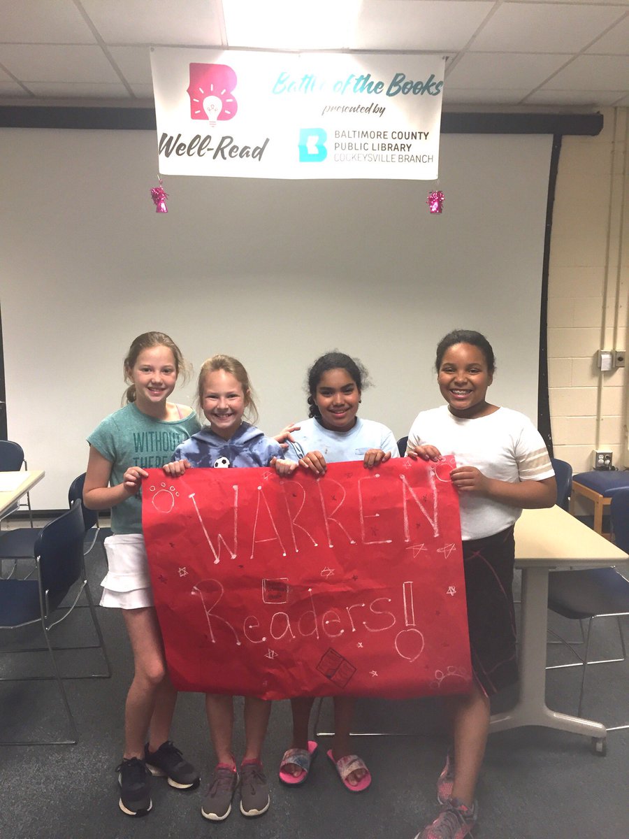 Battle of the Books!!! 2019! #warrenreaders <a href="/WarrenES_BCPS/">Warren Elementary</a>
