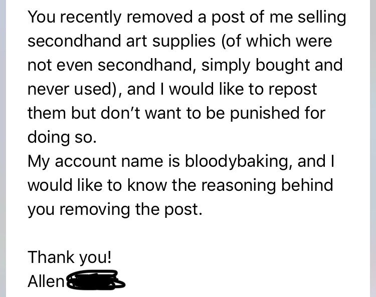 Nihilisticaf's tweet photo. @askdepop love that I didn’t even get an answer as to what this ‘final decision’ was
Guess art supplies are cosmetics now ✌️ https://t.co/MfJVvjNcvv