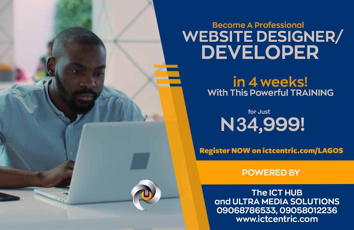The_ICT_HUB's tweet photo. Do you know we are doing this because of the futher we see In You. Become that Web Designer now!  #CHEFRA frankfurt #VALARS https://t.co/m0O9o8SEph