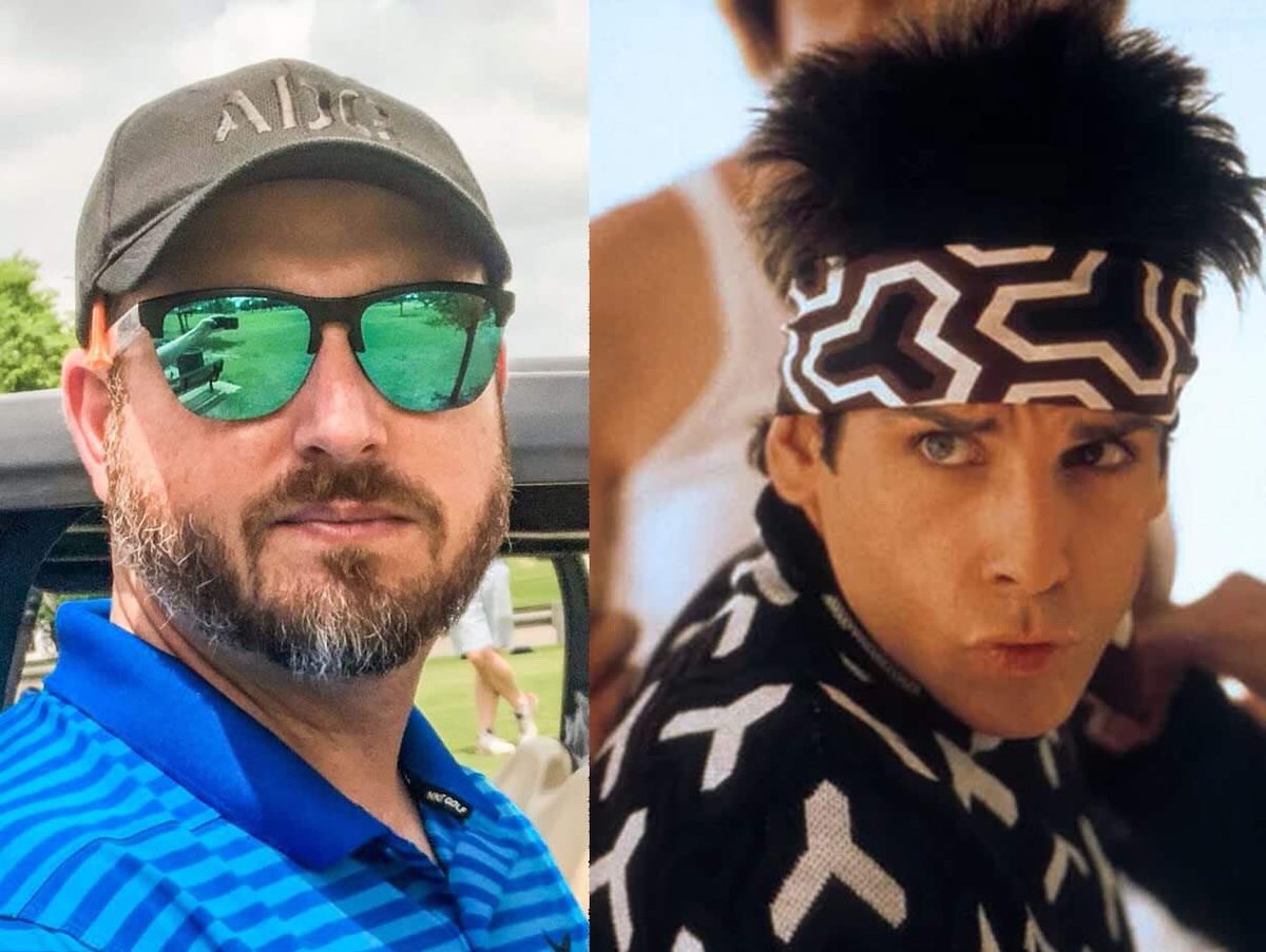 adgblatt's tweet photo. #tbt to Monday’s First Tee scramble. We might have been last in putting, but we were first in Blue Steel 😎
#firstinourhearts #bluesteel https://t.co/rfZ3sWaz5G