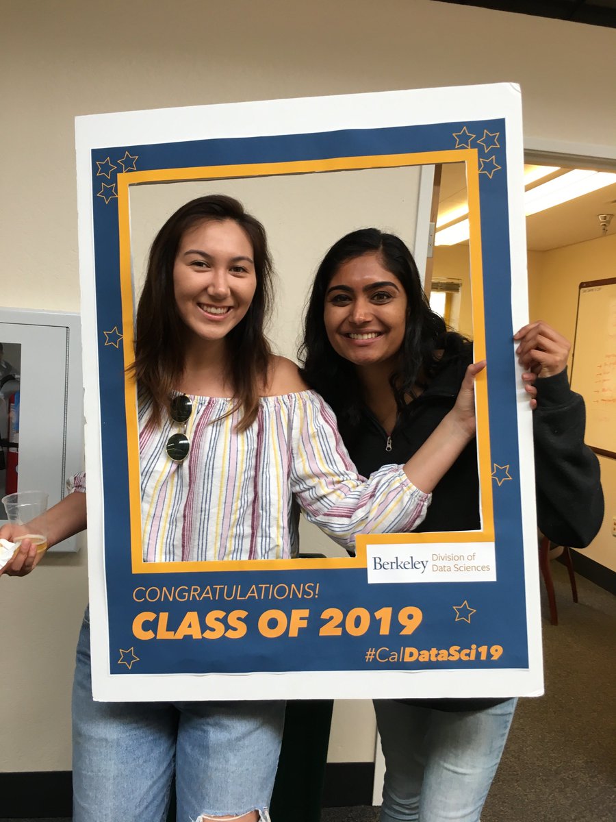 BerkeleyCDSS's tweet image. With pride &amp;amp; gratitude, sending off some of the amazing seniors who helped kindle and grow data science @ucberkeley #CalDataSci19 #community #trust #growth