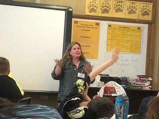 Thanks to Junior Achievement career speaker, Shelby Miller, from Kirkwood's Pharmacy Technician program. Learned a lot about the world of pharmacy!