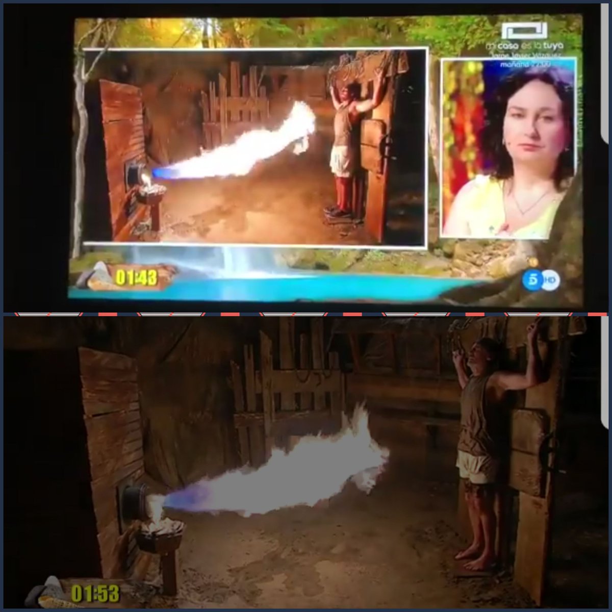 Arreandoqueesg1's tweet photo. Aquí tenéis la imagen y los minutos. Es injusto!!!

#SVGala3 #Supervivientes2019 https://t.co/i0pUTRku8X