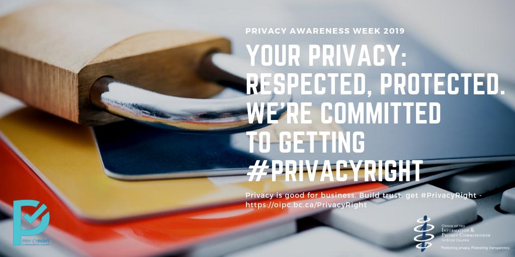 VanConstruction's tweet image. It&apos;s #privacyawarenessweek! Let&apos;s ALL do our part in respecting personal information of our staff and customers as #privacy is good for business. #PrivacyRight #PAW2019 @BCInfoPrivacy