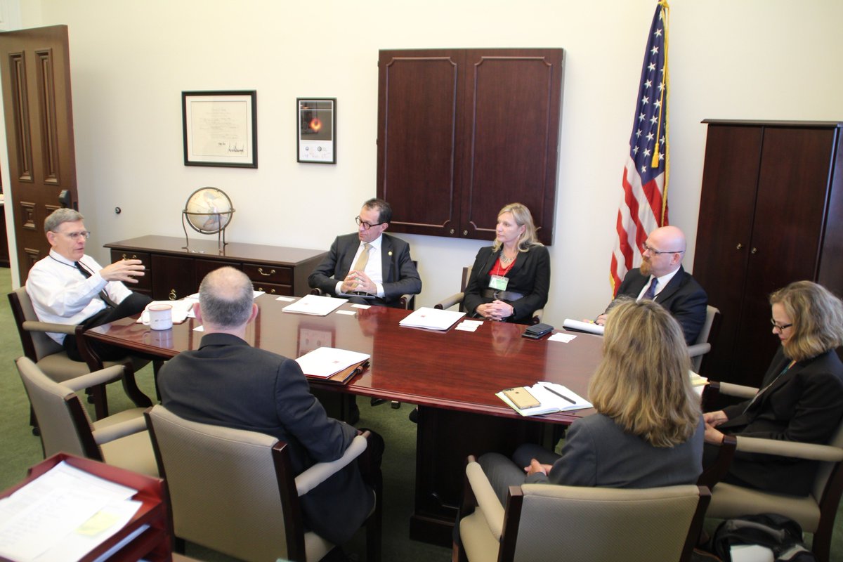 Had a very productive meeting with <a href="/StJude/">St. Jude</a> and <a href="/ASMicrobiology/">ASM</a> about the importance of building enterprise-wide partnerships and harnessing innovation to solve the world’s greatest medical challenges.