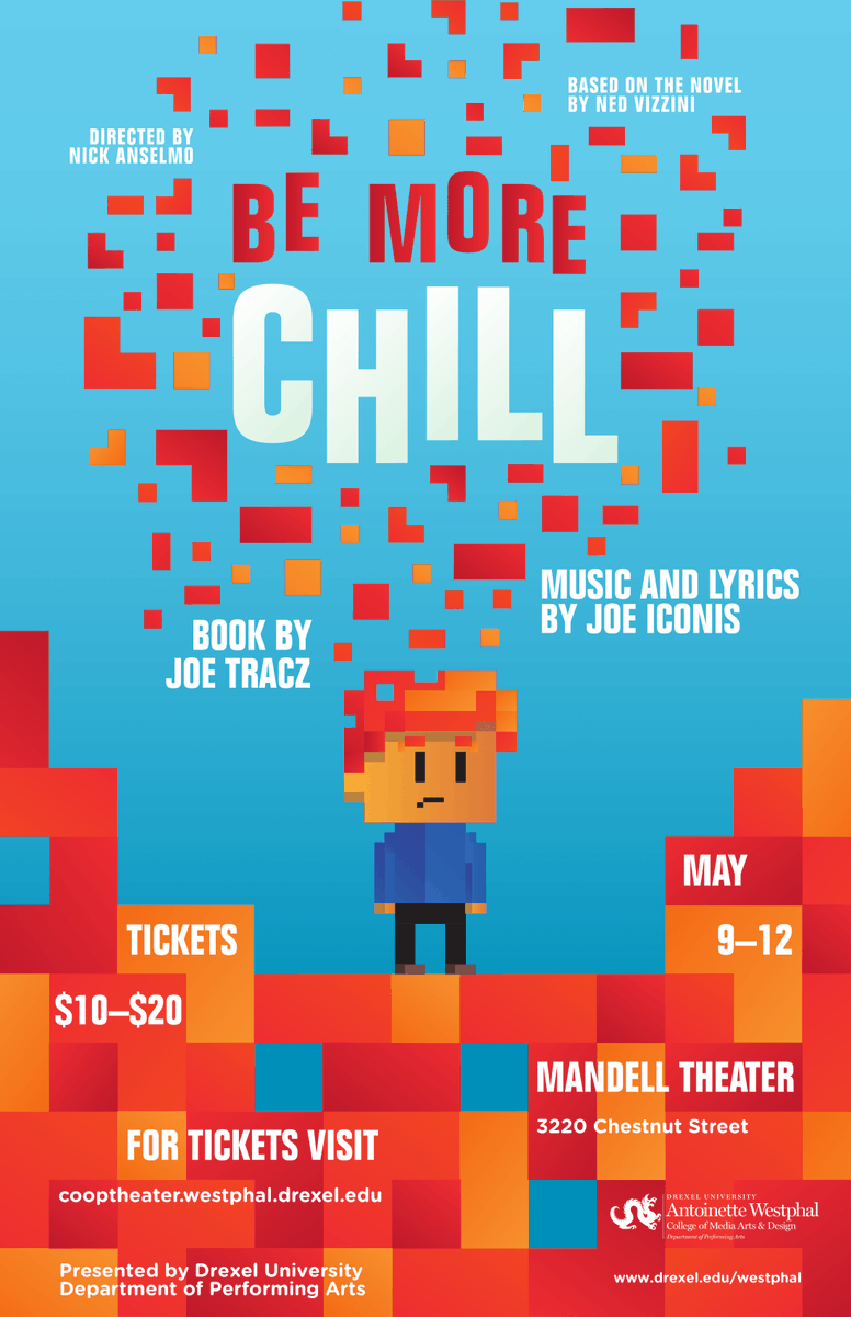 pod_games's tweet photo. This week at the Mandell Theater, the Drexel Co-op Theater Company presents Be More Chill. Tickets and times can be found here: https://t.co/dLrJ80qLQm…/w…/classic/product_detail.jsp… And while you're at it, come check out our latest playtest demo too tonight and on Saturday! https://t.co/2PYJS1usdq