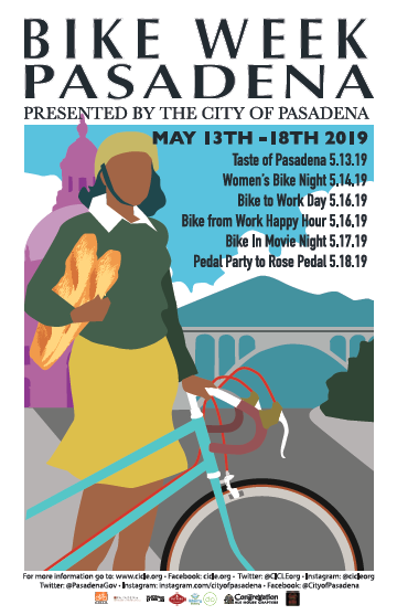 Next week 🚲 Week Pasadena rolls through, 5/13-5/18. It begins with the Taste of Pasadena. Pls RSVP here: tinyurl.com/y545p6pb ✅ our other events on: facebook.com/pg/cicle.org/e… <a href="/PasadenaGov/">City of Pasadena</a> <a href="/PasadenaCSC/">Pasadena Complete Streets Coalition</a> <a href="/Day1DO/">Day One</a>
