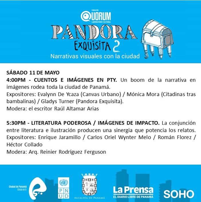 Ciudadpanama500's tweet photo. Participa de las actividades de #QuorumLabCultural para cerrar la exhibición de Pandora Exquisita vol. 2 en Soho Mall desde hoy hasta este sábado 11 de mayo.⚡️ ¡Es gratis!🚀 Este es uno de los proyectos ganadores del #Fondo500 en su 1ra edición.🙌 #PANAMA500 #HaciaLos500 #Panama https://t.co/C3PBtw1rVS