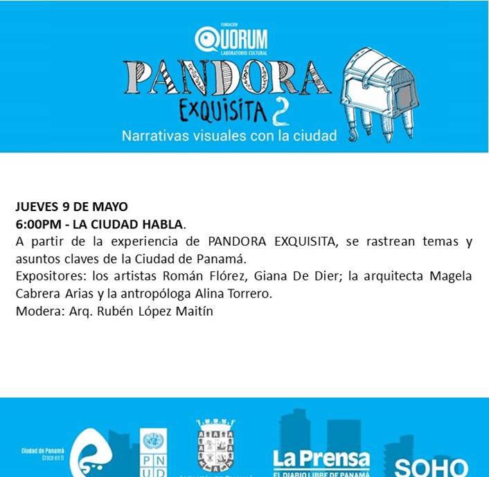 Ciudadpanama500's tweet photo. Participa de las actividades de #QuorumLabCultural para cerrar la exhibición de Pandora Exquisita vol. 2 en Soho Mall desde hoy hasta este sábado 11 de mayo.⚡️ ¡Es gratis!🚀 Este es uno de los proyectos ganadores del #Fondo500 en su 1ra edición.🙌 #PANAMA500 #HaciaLos500 #Panama https://t.co/C3PBtw1rVS