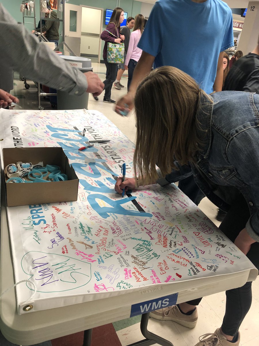 West Middle School SHERPA R-Word campaign was a HUGE success! Respect- It starts with you #liveunfied <a href="/WayzataTrojans/">Wayzata Trojans</a> <a href="/wayzataschools/">Wayzata Public Schools</a>