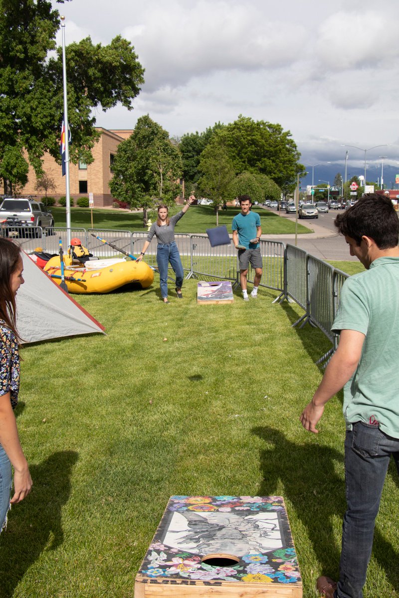 ColoradoMesaU's tweet photo. #CMesaU Outdoor Program's grand opening celebration. #getyourselfoutthere https://t.co/LZqiilHUjU