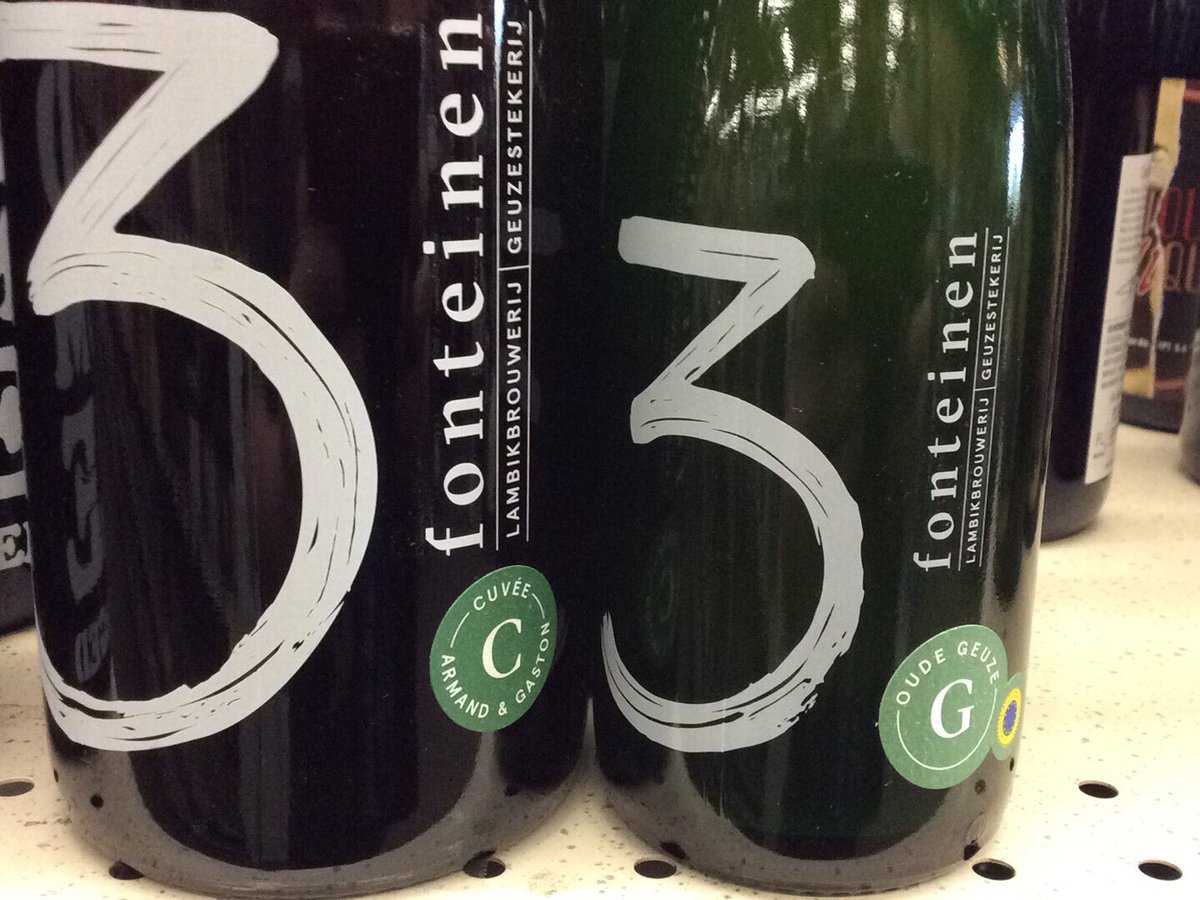 New drop of Drie Fonteinen, 375s of Oude Gueuze, 750s Armand&amp;Gaston,