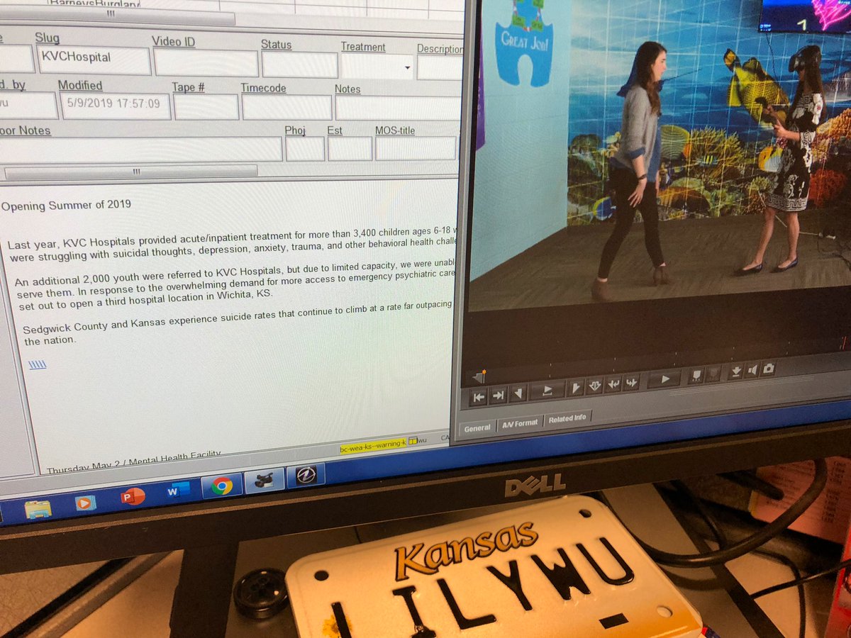 On this #ChildrensMentalHealthDay, I’m working on a @kakeonyourside story about <a href="/KVCkids/">KVC Health Systems</a>. It’ll air next week.

According to KVC, 1 in 5 children,  13-18, have or will have a serious mental illness. 

#MentalHealthAwarenessMonth