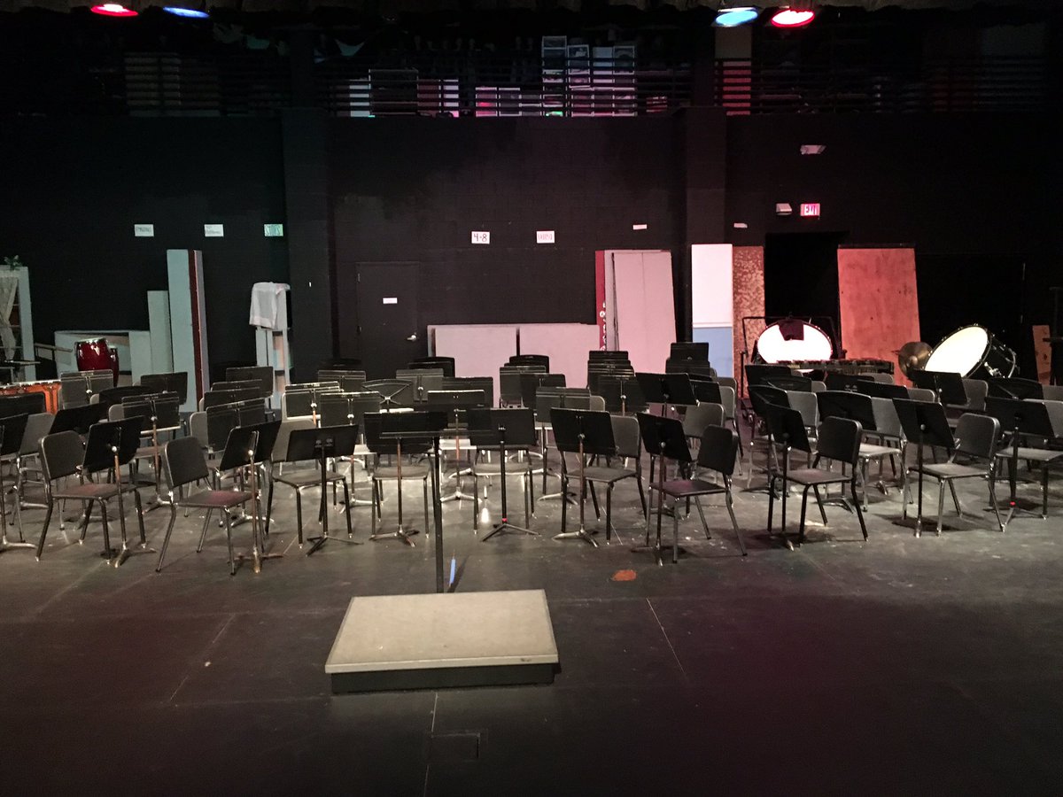 The stage is set, literally, for the <a href="/Westview_MS/">Westview MS</a> Wildcat Band concert in the Luis “Chico” Portillo PAC <a href="/JBConnallyHS/">Connally High School</a> tonight at 7:30. #AlwaysProud of our #FutureCougars 🥁 🎷 🎺