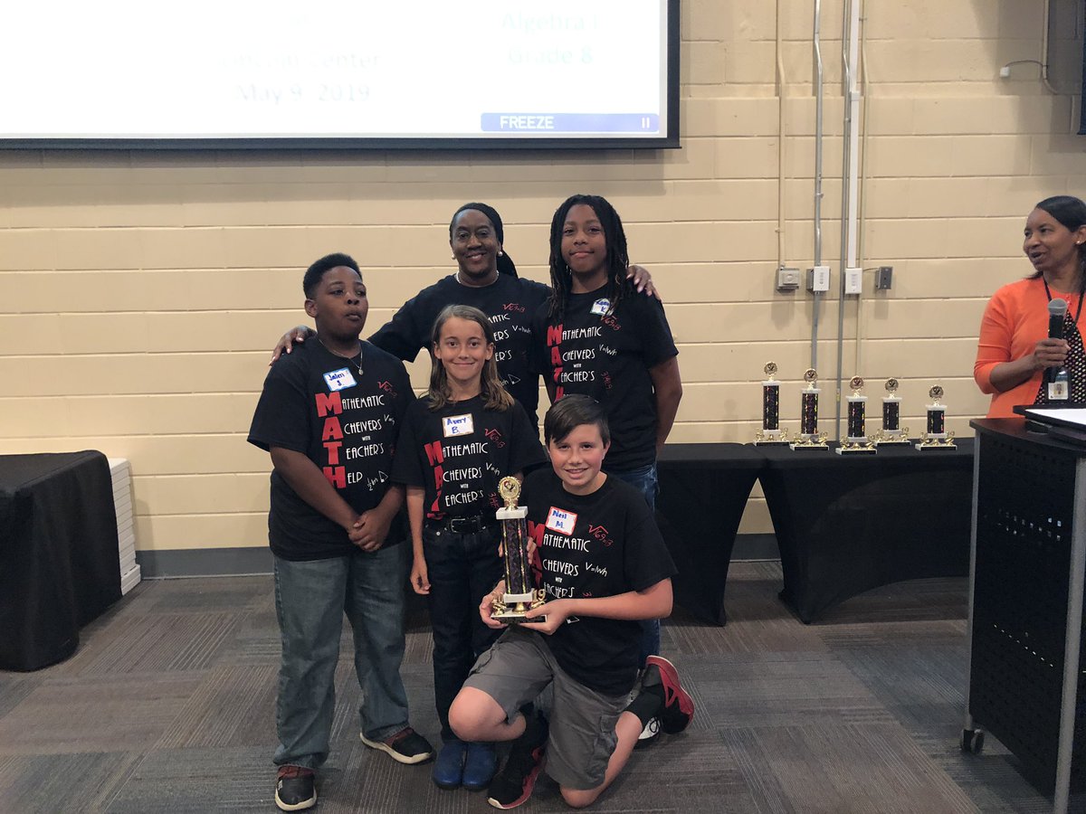 kriddieloo's tweet photo. BCS Middle School Math Tournament was amazing with more than 100 students competing! Congrats to all the winners, teachers, and organizers! Our students are brilliant!!!! @BhamCitySchools @prwill1052 #BCSCurriculumandInstruction https://t.co/qnzGWss5x9
