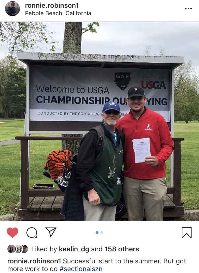 nickromanooo7's tweet photo. Twin Woods โก๏ธ US Open 1st Round Qualifying! @ron_robinson42 has 2 rounds to go to get to the @usopengolf #goRongo https://t.co/LtUfBaxdC2
