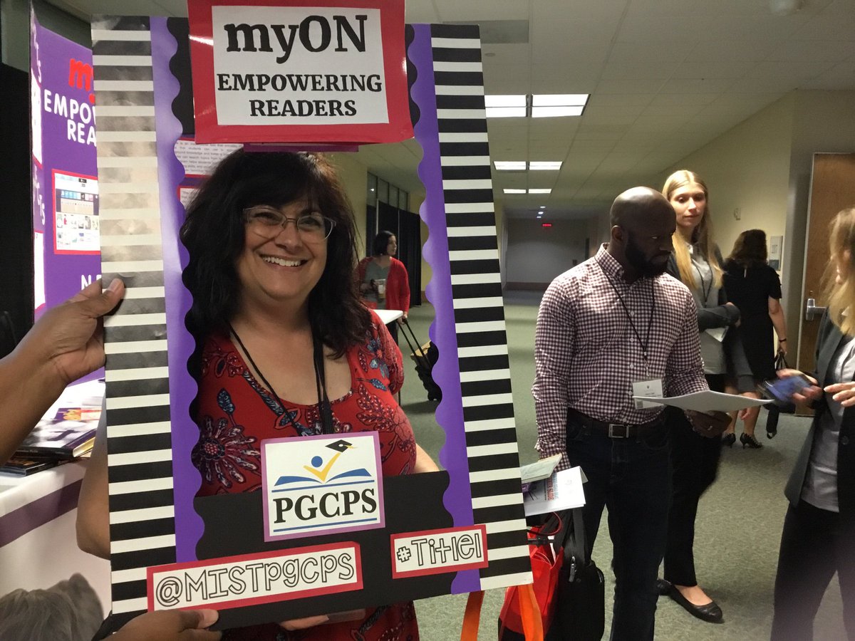 MISTpgcps's tweet photo. PGCPS M.I.S.T. Team would like to thank all the attendees who stopped by our Empowering Readers Poster Session at Common Ground 2019 https://t.co/qS8qoBGyzO