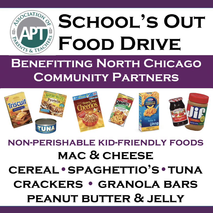 TOMORROW'S THE LAST DAY TO DONATE TO THE SCHOOL'S OUT FOOD DRIVE. PLEASE BE GENEROUS! <a href="/LakeForestSD67/">Lake Forest School District 67</a>