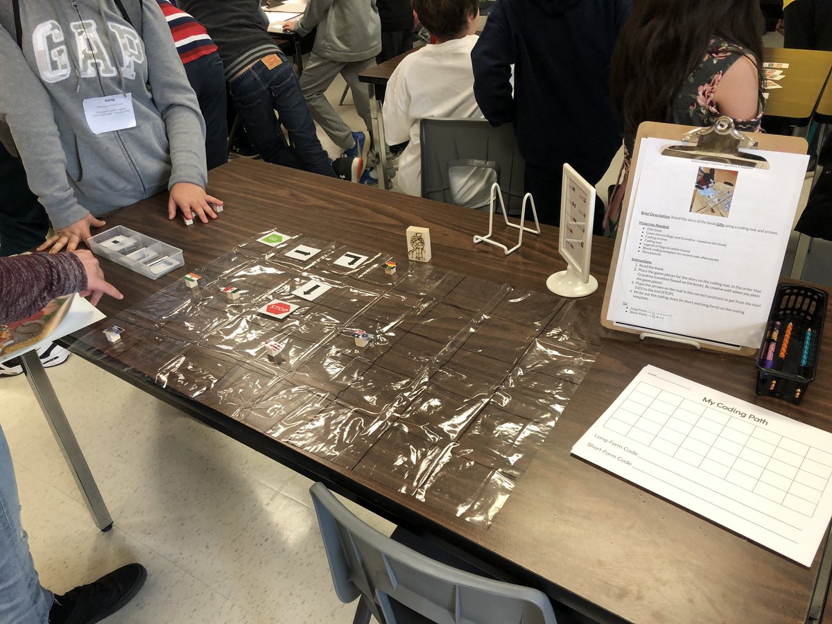 mswolfstadt's tweet photo. Amazing day of tech, coding (plugged & unplugged), innovation, inspiration & creativity at #YES2019. Thank you to these amazing @JLPSyrdsb students for facilitating our Unplugged Coding session! 👏🏾👏🏼 #YRDSBinnov8 #yrdsbYES
@YRDSB
@yrdsbdlteam https://t.co/9rJwVJigQR