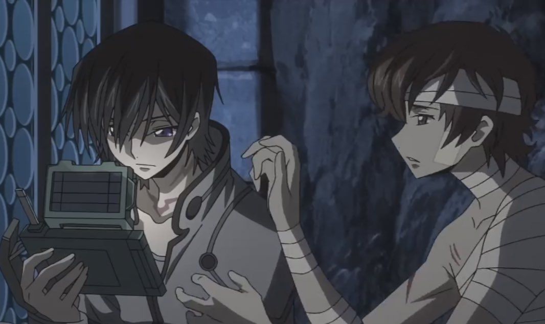 Val ﾐ Catch Me Lelouch Does Talk But The Scene Was Paraphrasing Suzaku Lelouch You Re Really Here This Isn T A Dream Lelouch Yes Something That Isn T Touch