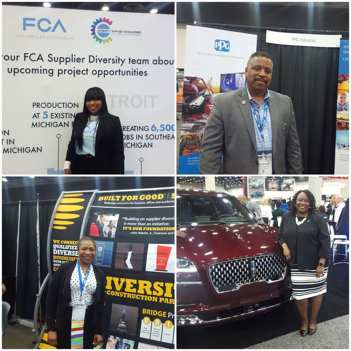CSDP_Diversity's tweet photo. Some of our hardworking CSDP members working their companies' booths at @MichiganMSDC #MMPC19 today! #supplierdiversity https://t.co/kIEAxxGqqp