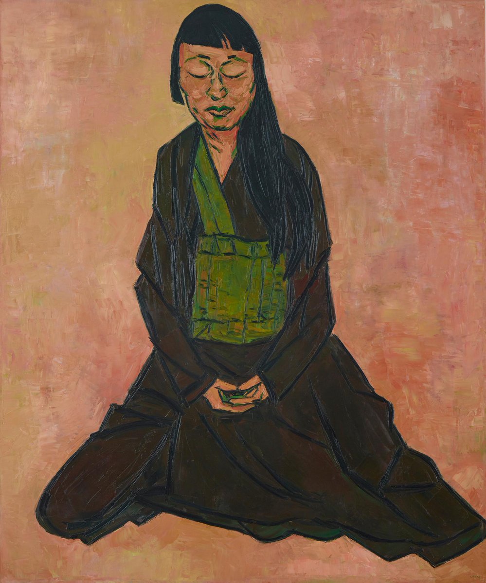 ABCArts's tweet photo. BREAKING: The #ArchibaldPrize for 2019 has been won by Sydney artist Tony Costa for his portrait of artist Lindy Lee.

Photo:  @ArtGalleryofNSW / Felicity Jenkins https://t.co/Fo8Cpvst2f
