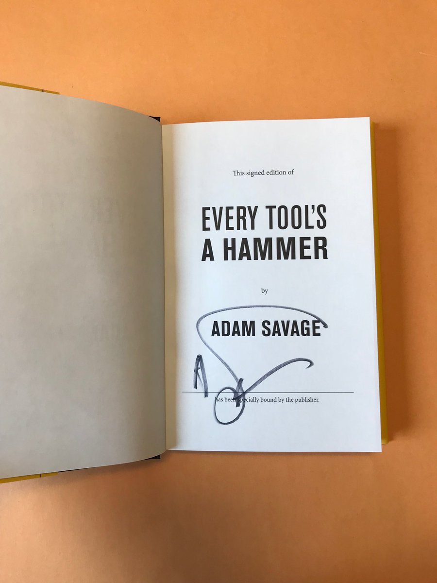 donttrythis's tweet image. If you can’t make any of my book tour appearances, you can still get a signed copy of #EveryToolsAHammer at @BNBuzz stores! Every U.S. store should have at least a few copies!