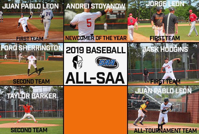 HendrixWarriors's tweet photo. ICYMI - Congrats to Juan Pablo Leon, Jorge Leon and Jack Hodgins on earning All-SAA First Team honors, Ford Sherrington and Taylor Barker on Second Team Honors, Andrei Stoyanow on Newcomer of the Year and Juan Pablo Leon on the All-Tournament selection https://t.co/6v0abrtKfJ