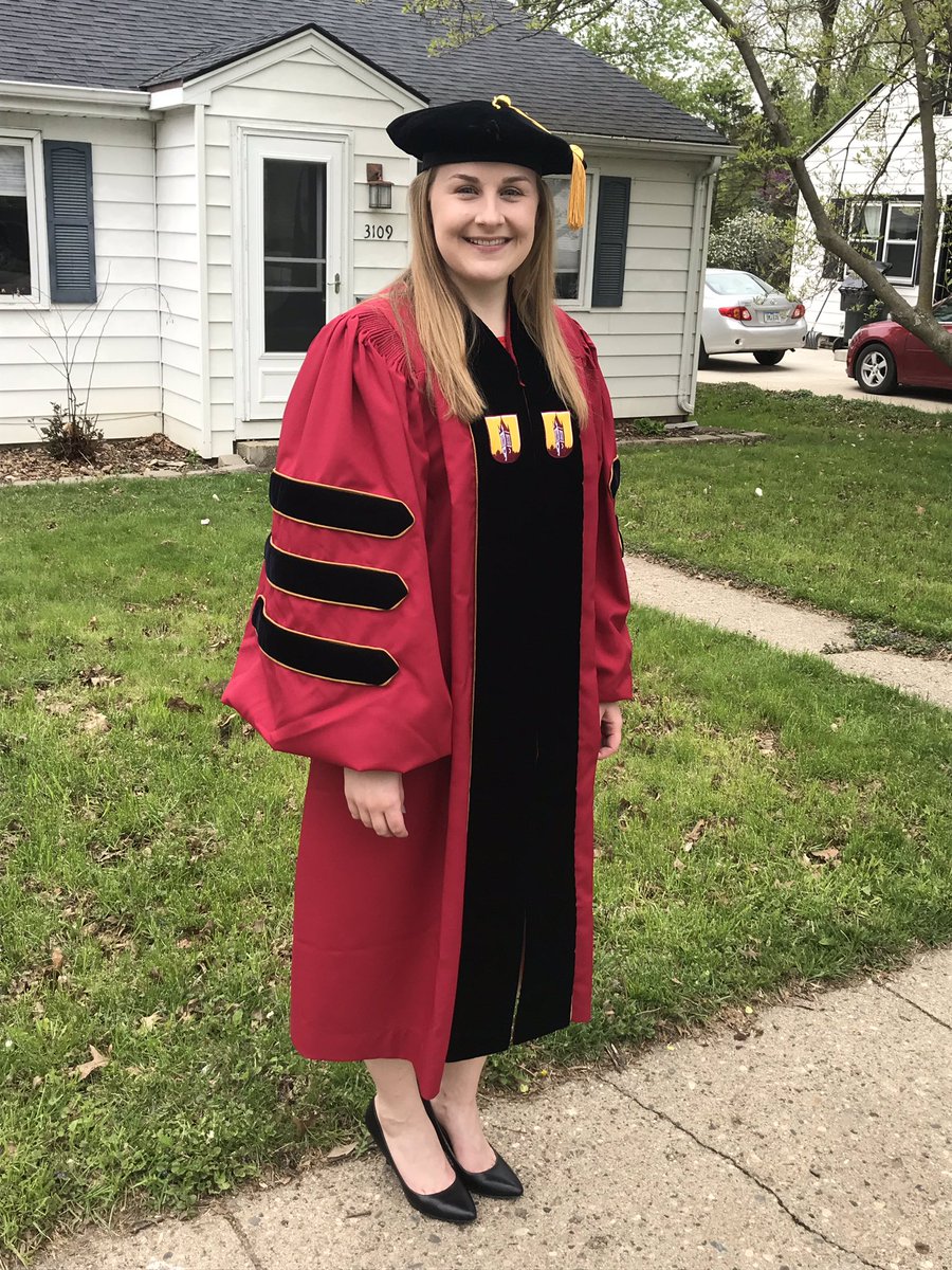 LP_Spaulding's tweet photo. Congratulations to Hannah Spaulding PHD!  #cycLONEgrad https://t.co/TO82EFHG31