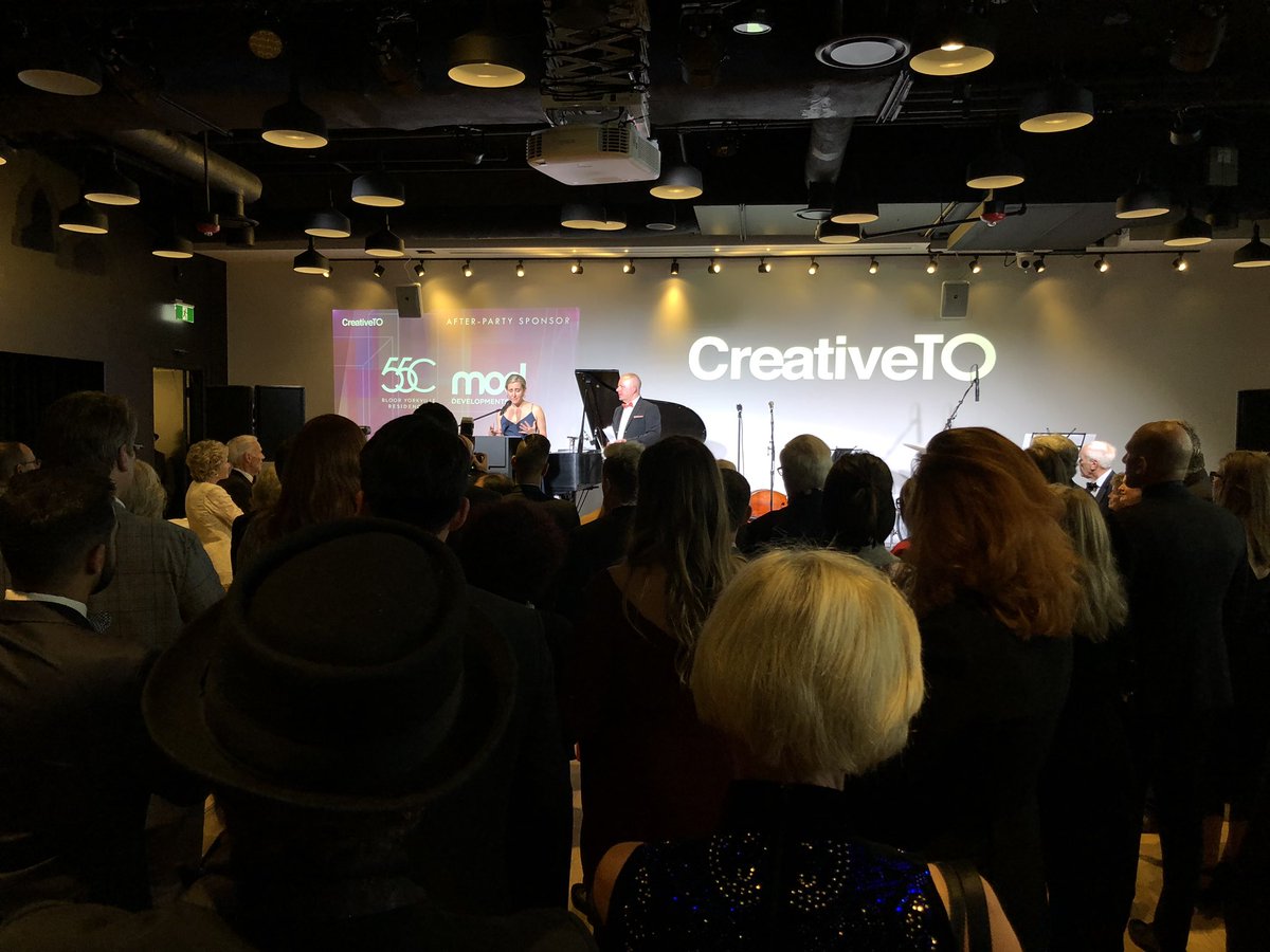 shelleycarroll's tweet photo. So honoured to be invited to the #ArtscapeDanielsLaunchpad to attend a tribute to Robert and Julia Foster. #TOarts #CreativeTO https://t.co/4LOScbZyuS