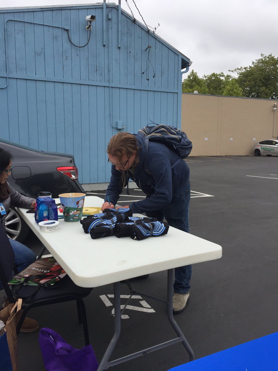 MeyerSound's tweet photo. Very happy to see many of our Berkeley #sonicexperts celebrate #BikeToWorkDay 🚲 with us today! Breakfast goodies awaited them at work when they arrived this morning! https://t.co/cI6gbAQrDK