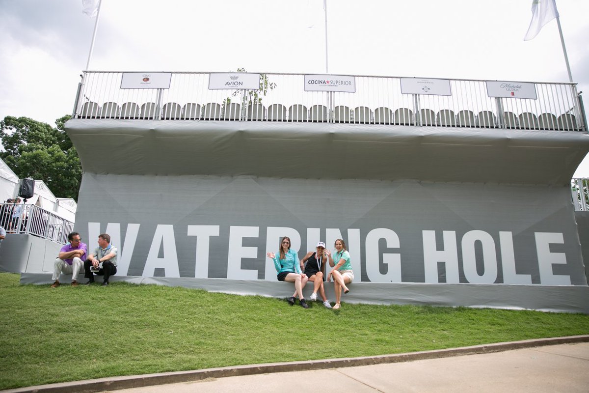 RegionsTrad's tweet photo. Rainy day blues? ☔Come out to The Watering Hole tomorrow to kick-start your weekend! Tents are open to the public and drinks will be flowing 🍹#ParTeeAtTheGreen https://t.co/BkuJhAjQPZ