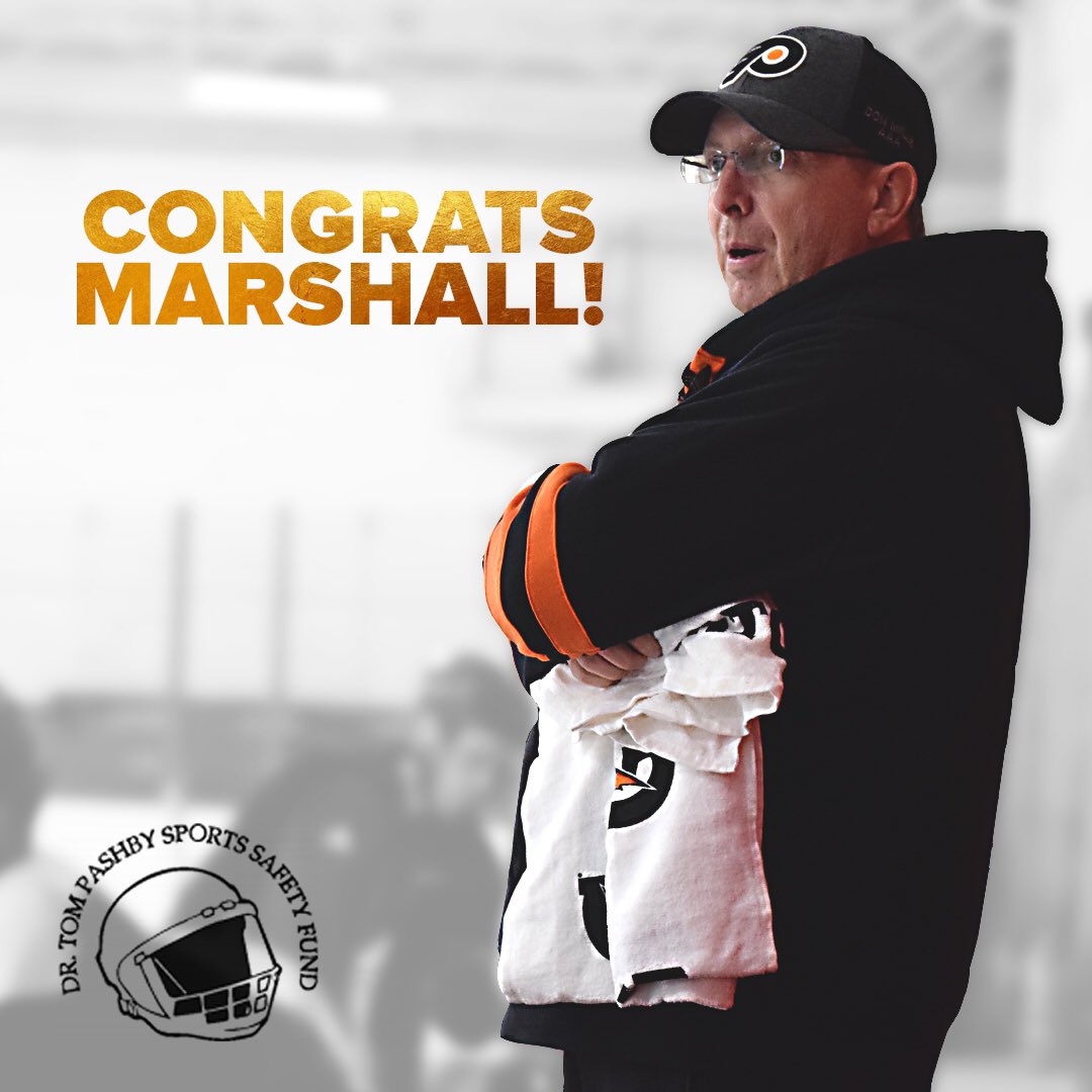 Congrats to our trainer Marshall Bacon on being awarded the HTCP Dr. Tom Pashby Trainer of the Year Award! A gigantic part of this program, there is not a more deserving person! #traineroftheyear #flyerfam