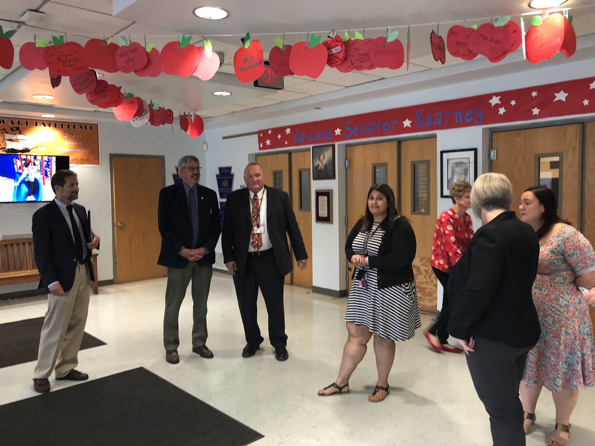 Interboro_SD's tweet photo. Thank you @SenTimKearney for visiting Interboro today and providing us the opportunity to share our awesome programs, and meet our amazing staff and students!!!! @AquaponicsIhs @PADeptofEd @PaLegis @PCCYteam @PreK4PA @Hurray4PreK https://t.co/VMKh7FsaMl