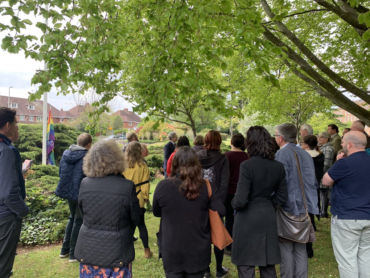 Really grateful to <a href="/DevonCC/">Devon County Council</a> for its commitment to #Equality #Diversity by supporting <a href="/ExeterPride/">Exeter Pride</a> and raising a giant rainbow flag at County Hall ahead of Saturday 🏳️‍🌈🏳️‍🌈🏳️‍🌈❤️