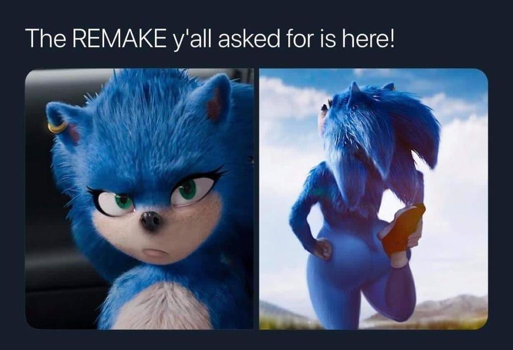 memes on X: SHE Sonic  / X