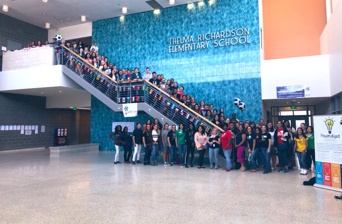PersonalizeDISD's tweet photo. #tbt to some of our favorite memories with our @dallasschools teachers this year. We’re so thankful for each and every one of you! #PLWorldCup #edcamppersonalizedisd #GoogleMVP19 #dallasinnovators https://t.co/vMzSk766kD