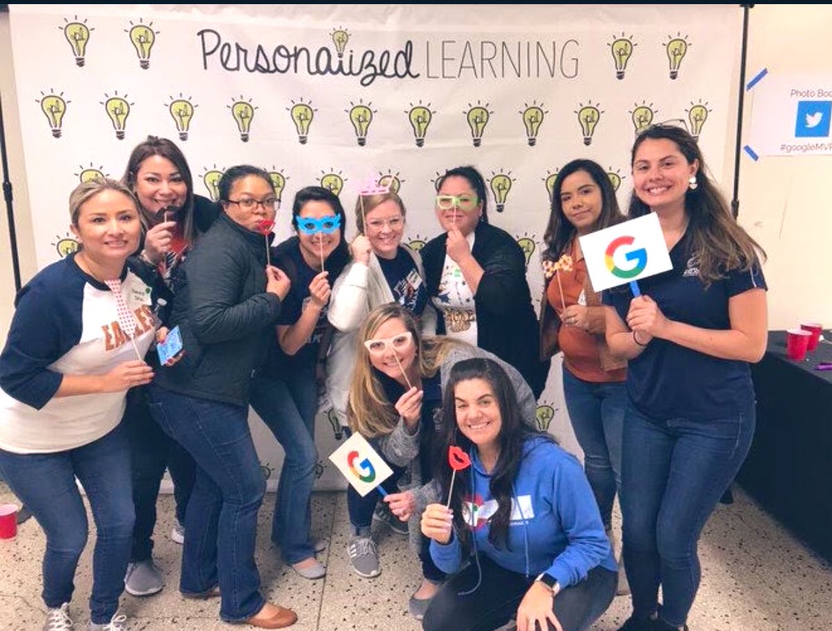 PersonalizeDISD's tweet photo. #tbt to some of our favorite memories with our @dallasschools teachers this year. We’re so thankful for each and every one of you! #PLWorldCup #edcamppersonalizedisd #GoogleMVP19 #dallasinnovators https://t.co/vMzSk766kD