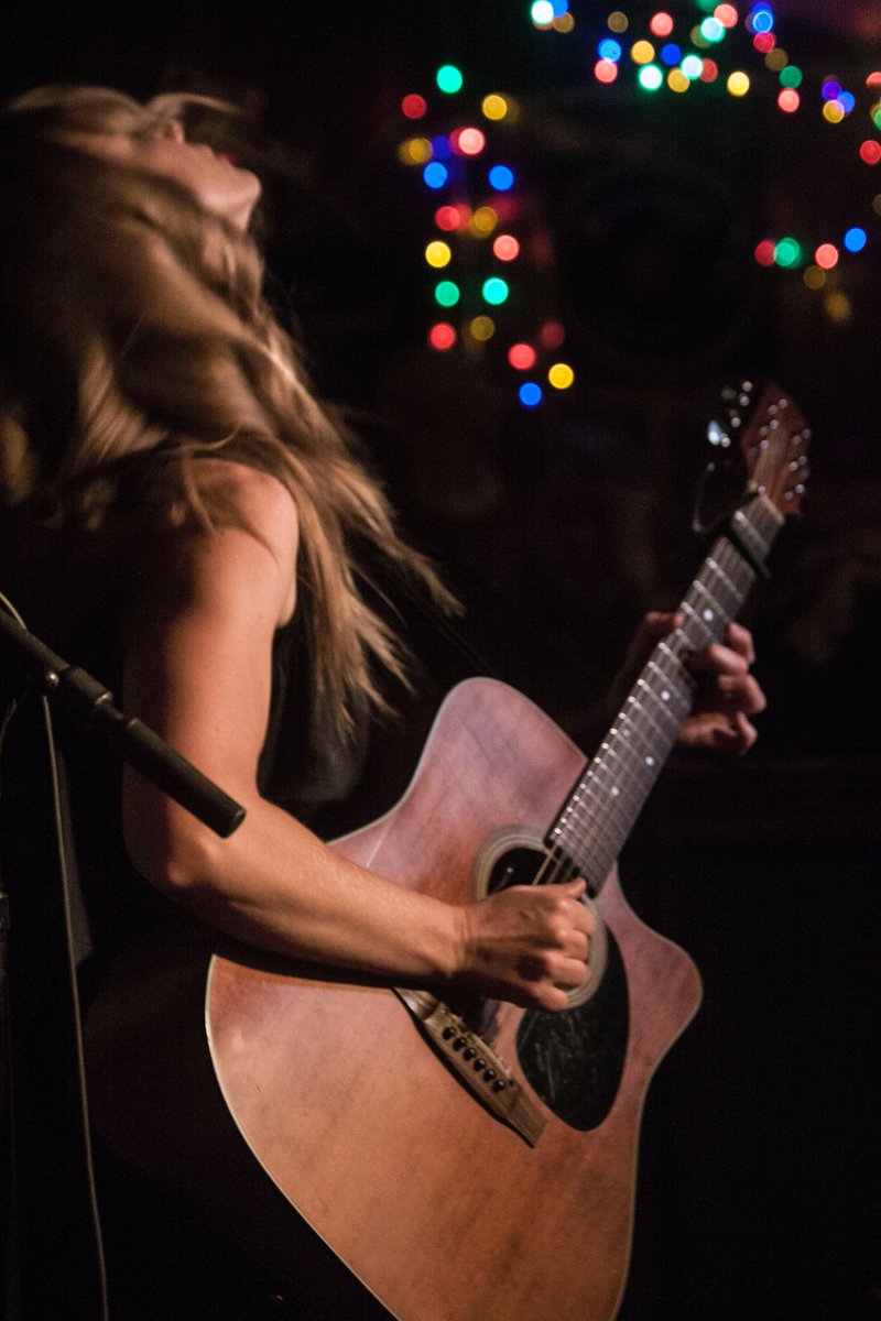 NoSurfMusic's tweet photo. #ThrowbackThursday One year ago this weekend, @dianachittester transcends some sort of ethereal plane while performing at the Paradox release show at @BeachlandCLE in Cleveland, Ohio, 5/11/18 https://t.co/lK8bKUCKx8