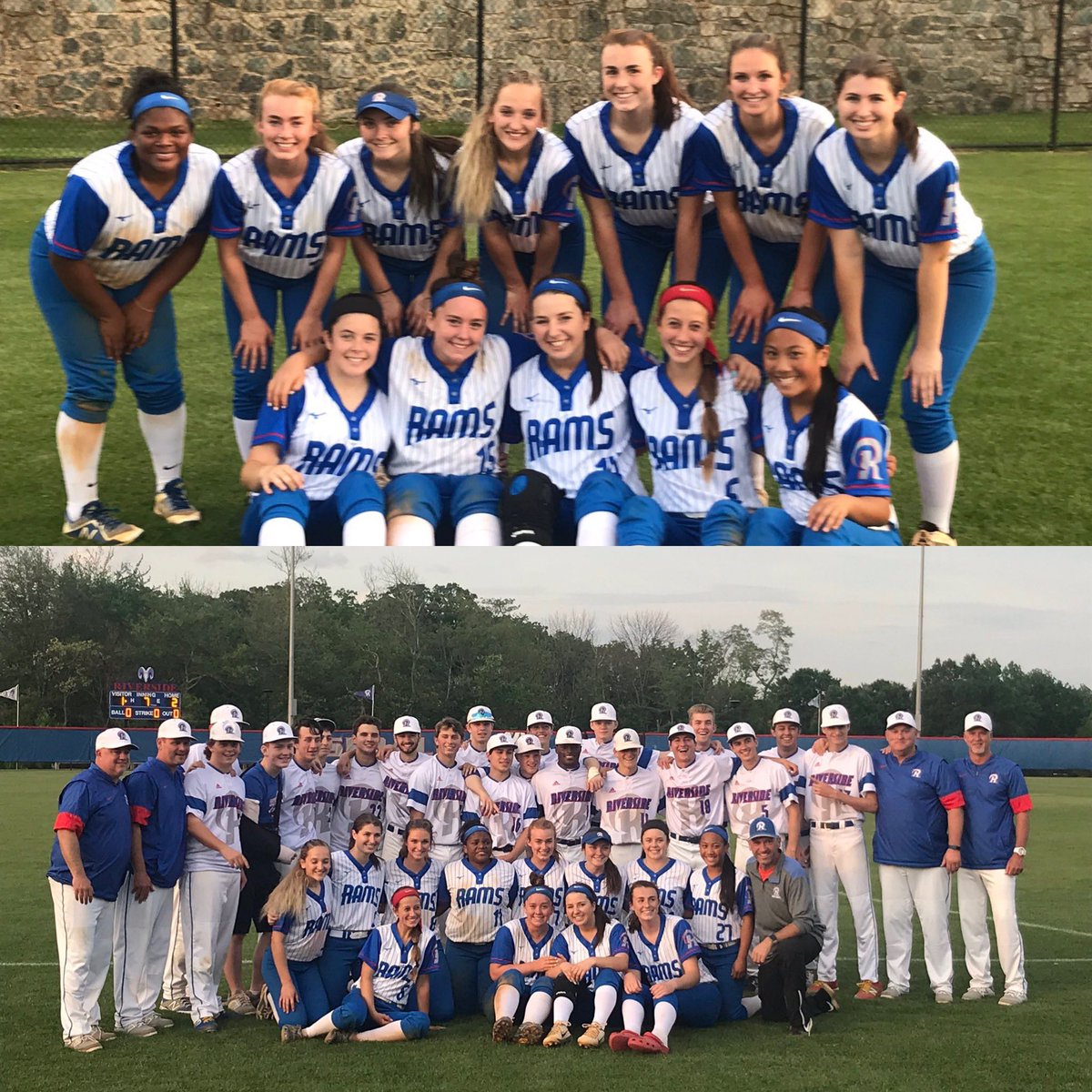Congrats to this group of hard-working, high-energy players. 🐏🐏🐏 🥎 finishes the regular season 17-3. Big hi-5 to <a href="/coachplank8/">Sam Plank</a> &amp; <a href="/Rvsidebaseball/">Riverside Baseball</a> for finishing atop as well! #MoreWorkToDo #LND #DPG #RamFam #Team4 #TeamWetmore