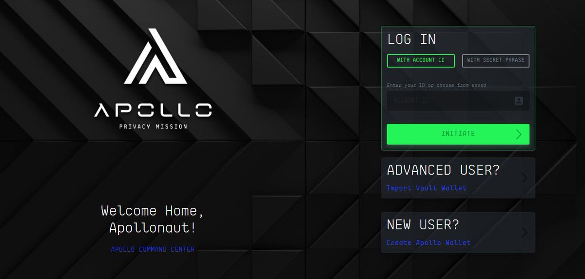 flanny67's tweet photo. And here is the GATEWAY into the @ApolloCurrency world of PRIVACY !
#NoKYC
#Decentralized
#PrivacyPlatform
#HermesSpeed
#Gen3Blockchain
✔️#IPmasking
✔️#PrivateTransactions
✔️#DEX
✔️#Decentralized Marketplace
✔️#dApps
✔️#Mobile Wallets
✔️#1-2 Sec Blocks
✔️#NOFORKS
✔️#SHARDING https://t.co/NsPsxfWgf2